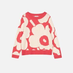 Marimekko Suunta Unikko Knitted Wool Pullover
